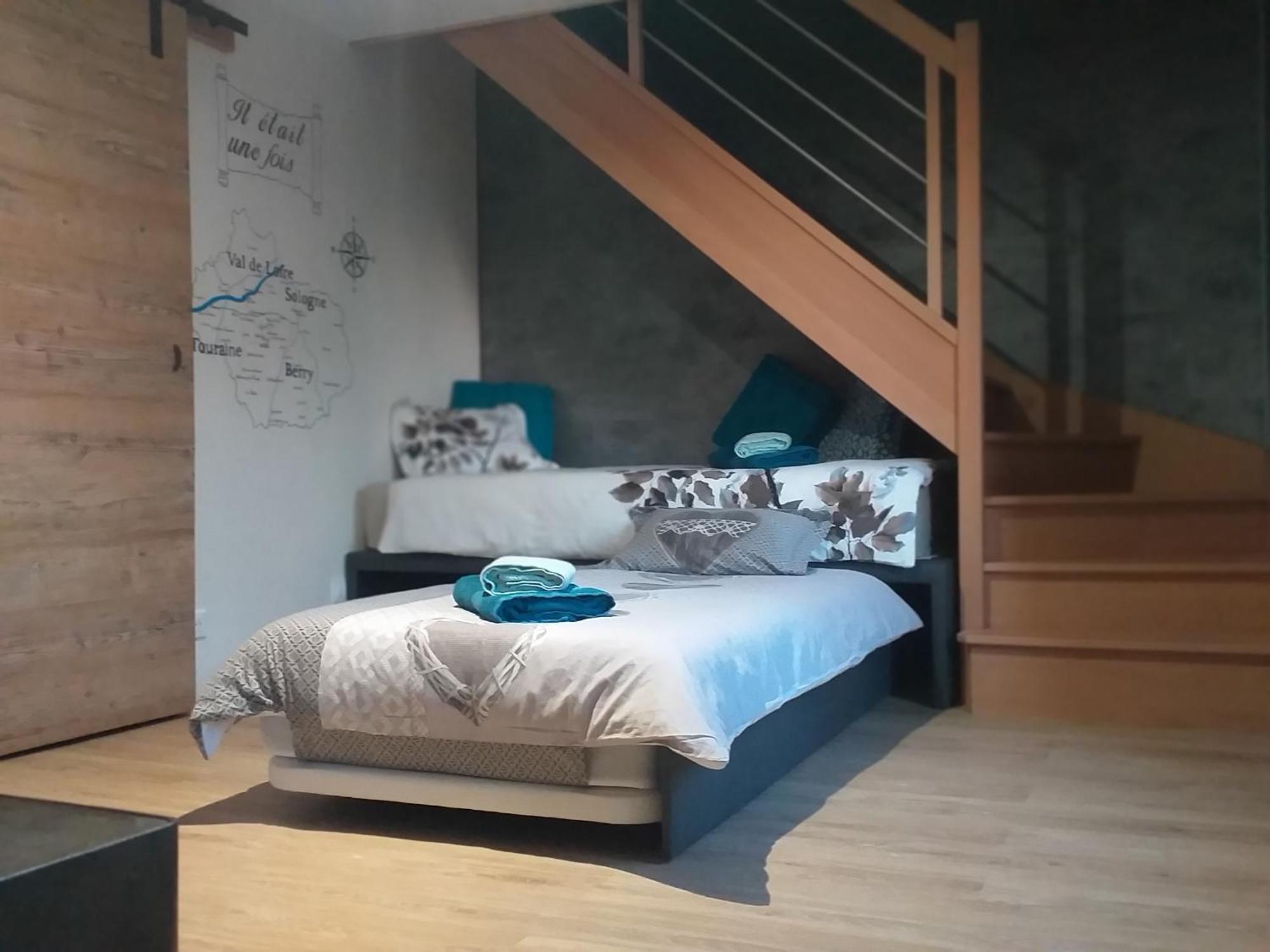 La Berrycurienne Proche Du Zoo De Beauval Saint-Aignan Avec Sdb, Wc Et Spa Privatif Pour Chaque Chambre Luçay-le-Mâle Habitación foto